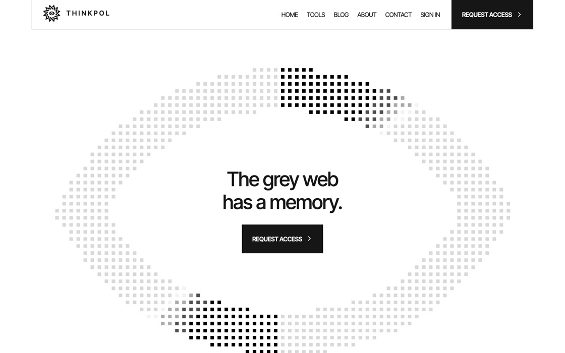 The new think-pol.com home page